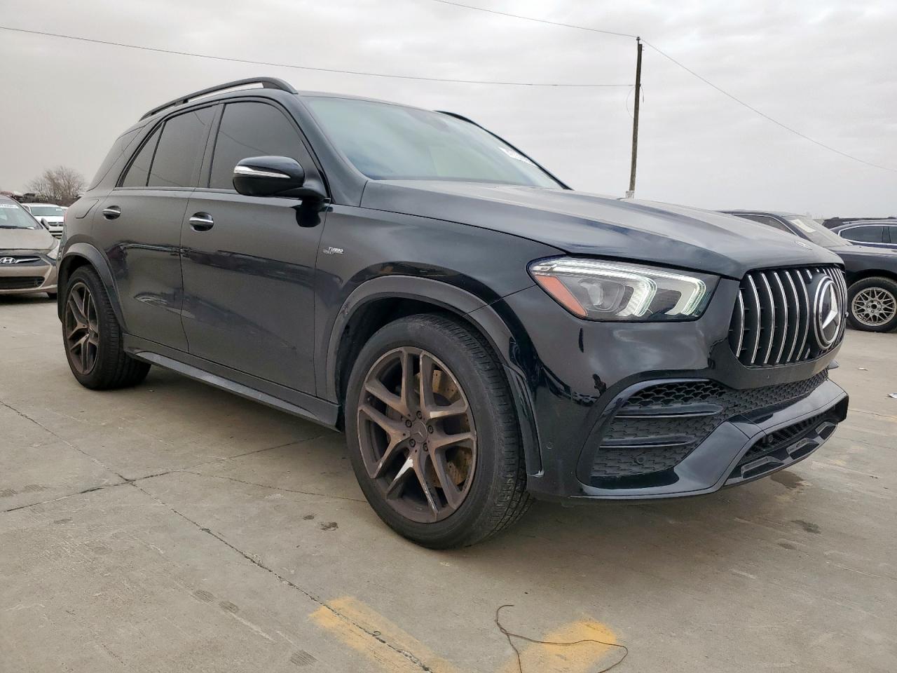 2021 Mercedes-Benz GLE VIN 4JGFB6BB4MA533115 Copart auction photo, side damage thumbnail 4