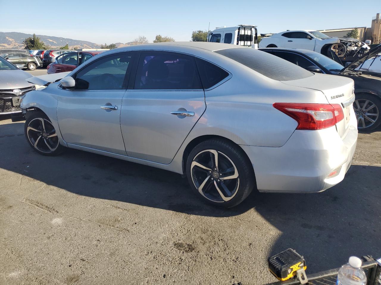2019 Nissan Sentra VIN 3N1AB7AP8KY204138 Copart auction photo, front end / side damage thumbnail 2