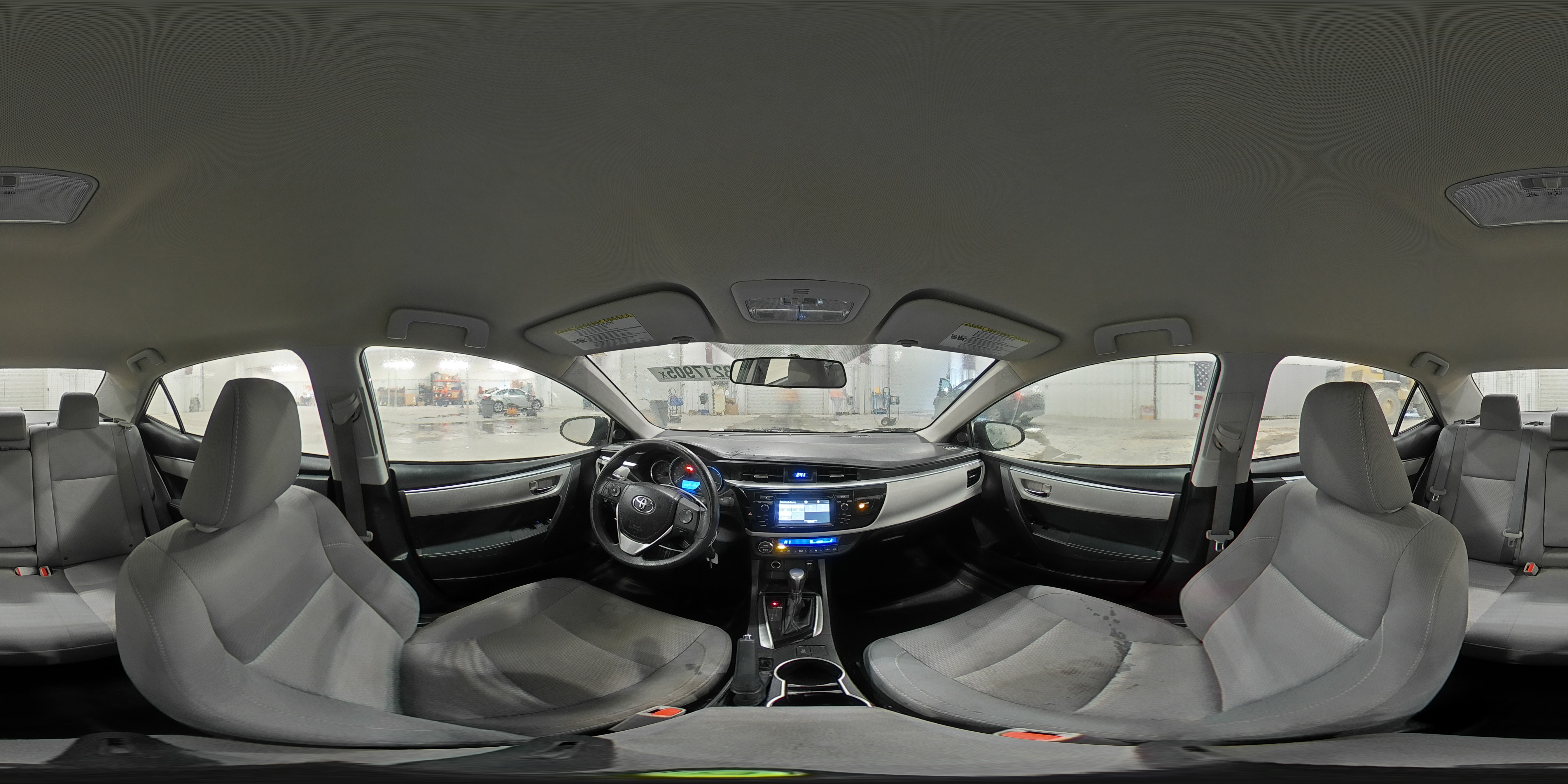 2015 Toyota Corolla VIN 2T1BURHEXFC373143 Copart auction photo, rear end / side damage thumbnail 12