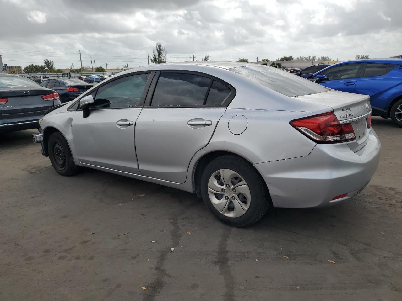 2015 Honda Civic VIN 19XFB2F58FE031404 Copart auction photo, front end damage thumbnail 2