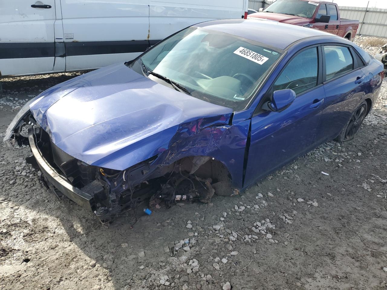 2021 Hyundai Elantra VIN 5NPLS4AG1MH033477