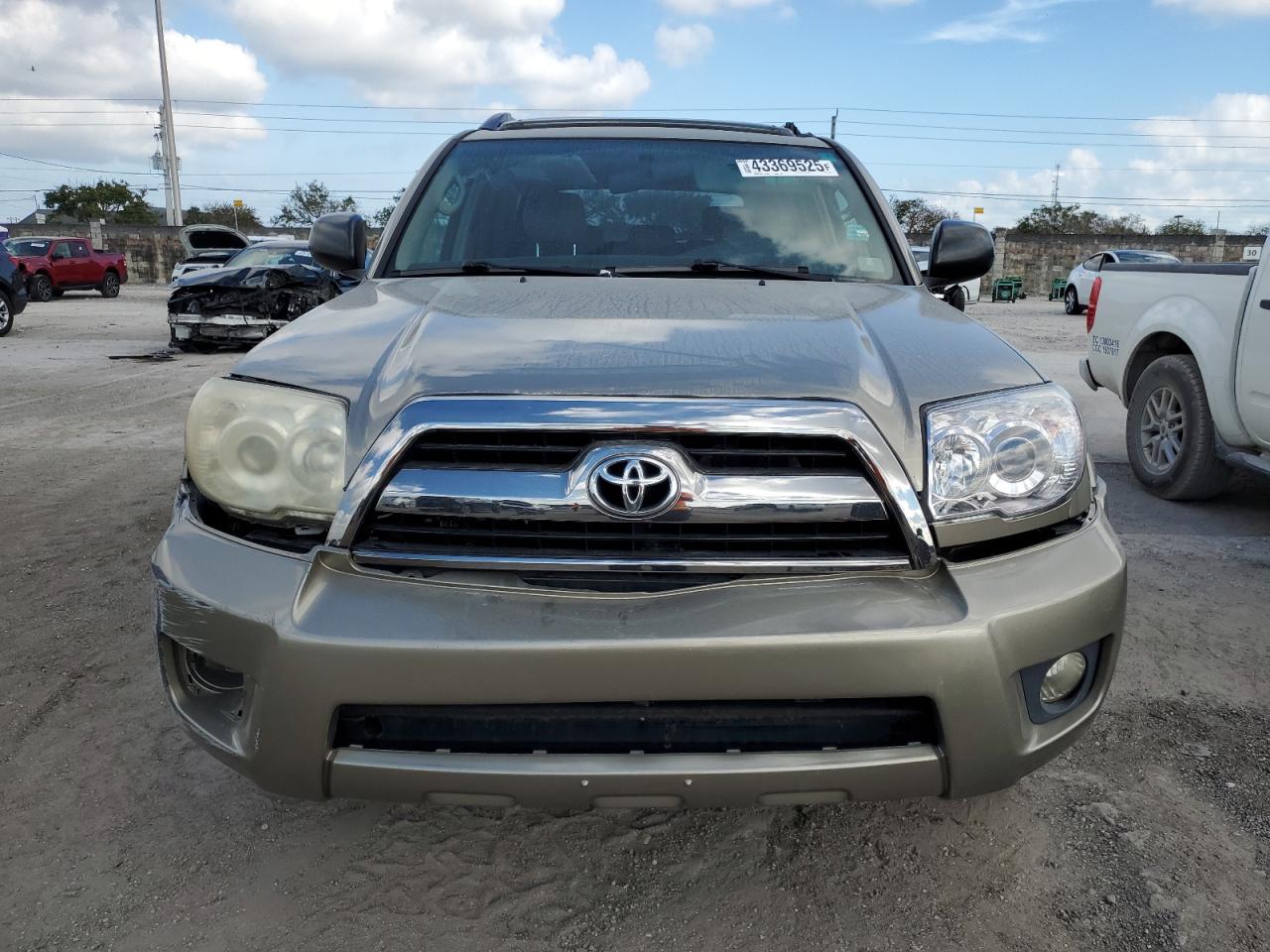 2008 Toyota 4Runner VIN JTEZU14R88K017232 Copart auction photo, all over damage thumbnail 5