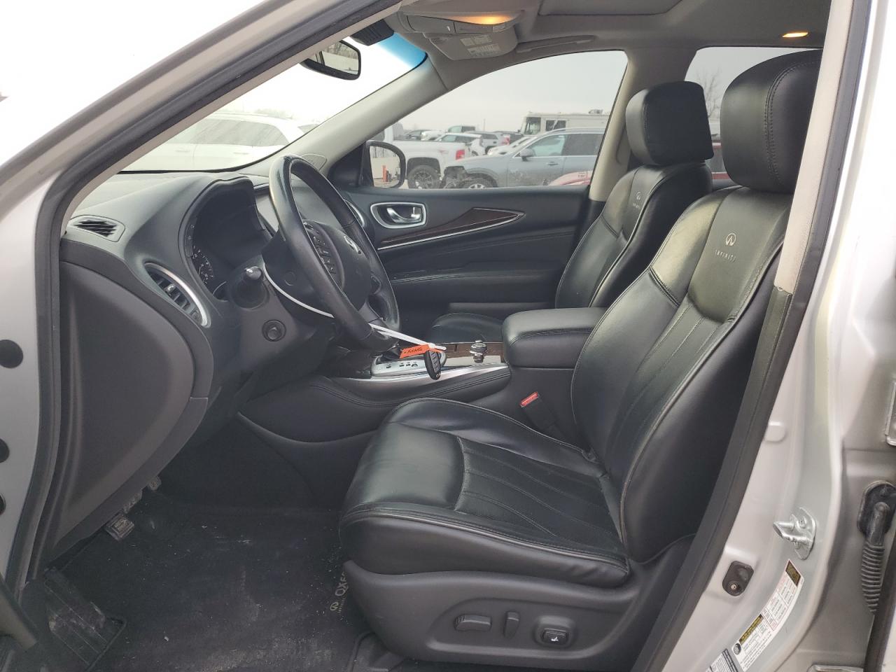 2014 Infiniti QX60 VIN 5N1AL0MM8EC523860 Copart auction photo, front end / side damage thumbnail 7