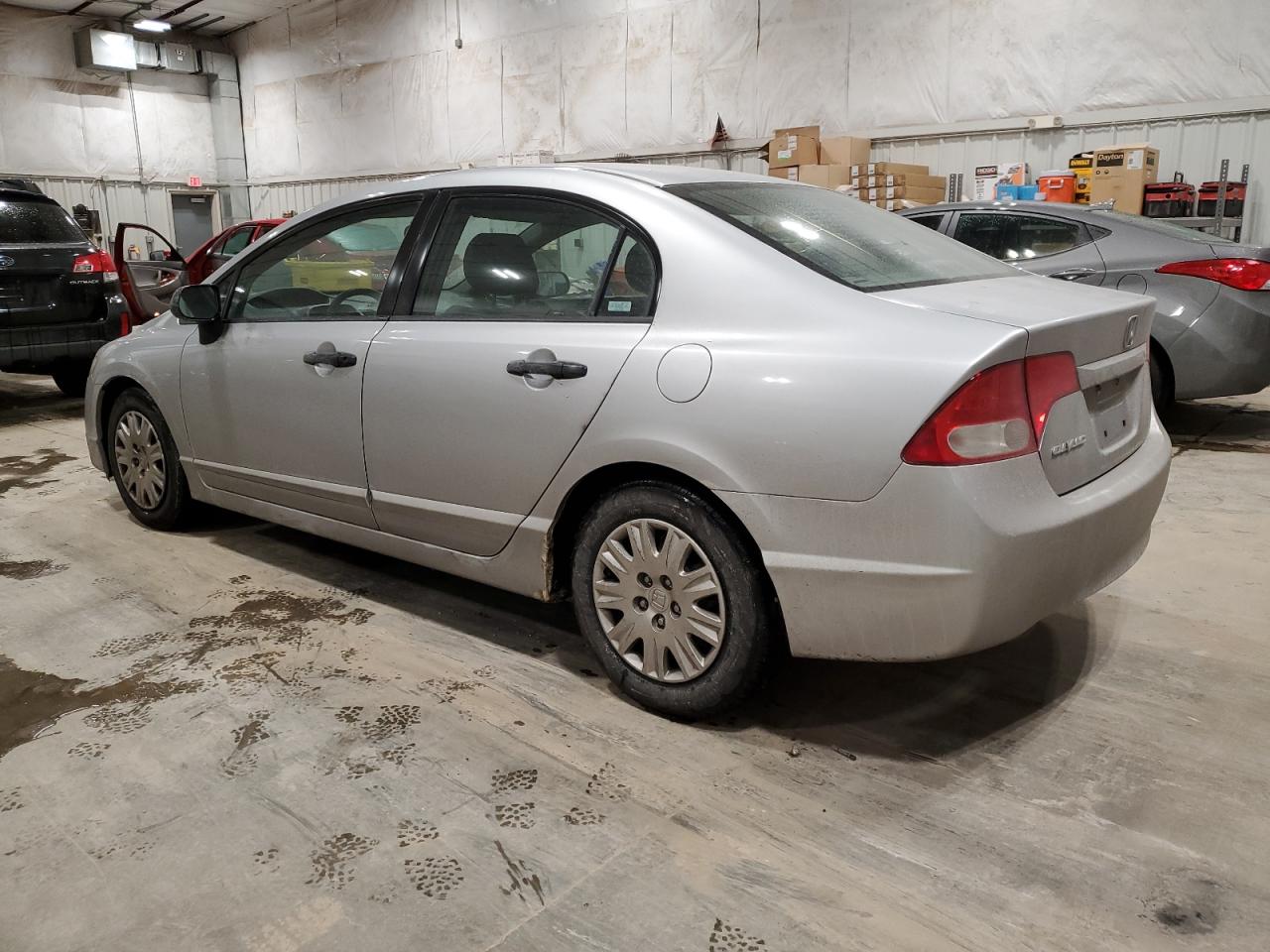 2009 Honda Civic VIN 2HGFA16369H343789 Copart auction photo, side damage thumbnail 2