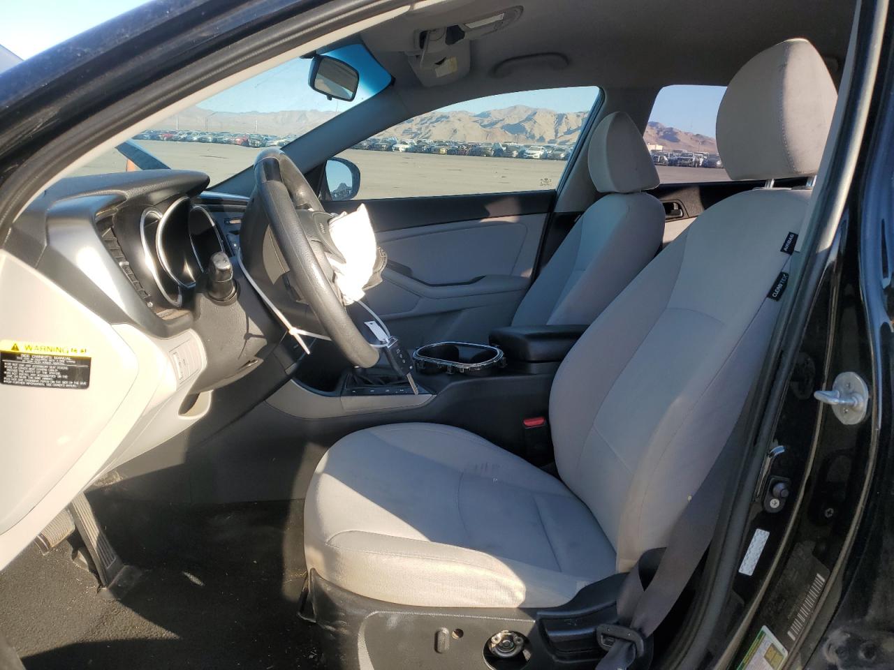 2015 KIA Optima VIN KNAGM4A76F5637229 Copart auction photo, front end / side damage thumbnail 7