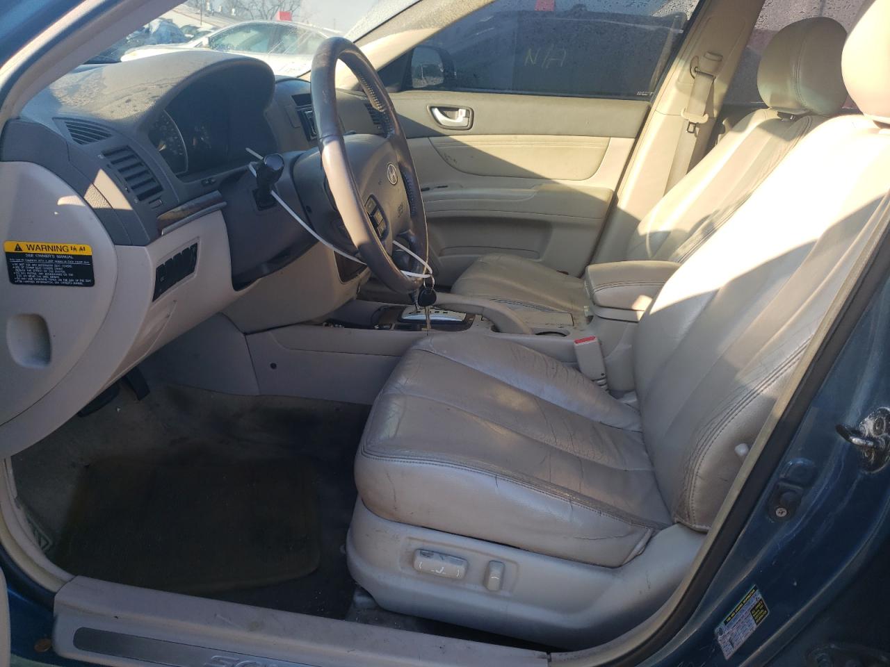 2006 Hyundai Sonata VIN 5NPEU46F06H027353 Copart auction photo, front end / side damage thumbnail 7