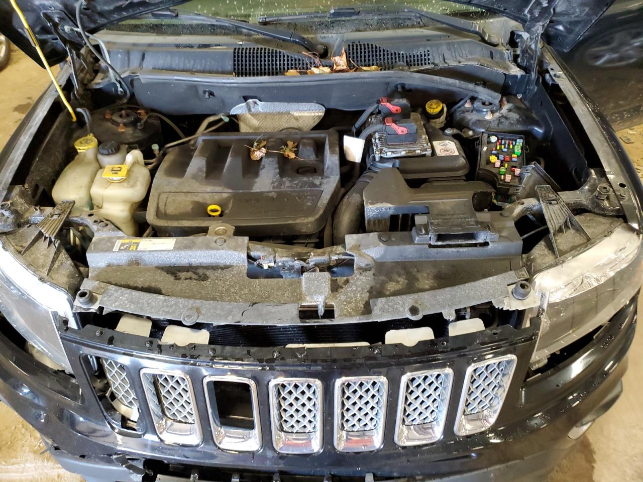 2016 Jeep Compass VIN 1C4NJDEB1GD764396 Copart auction photo, front end / rear end damage thumbnail 12