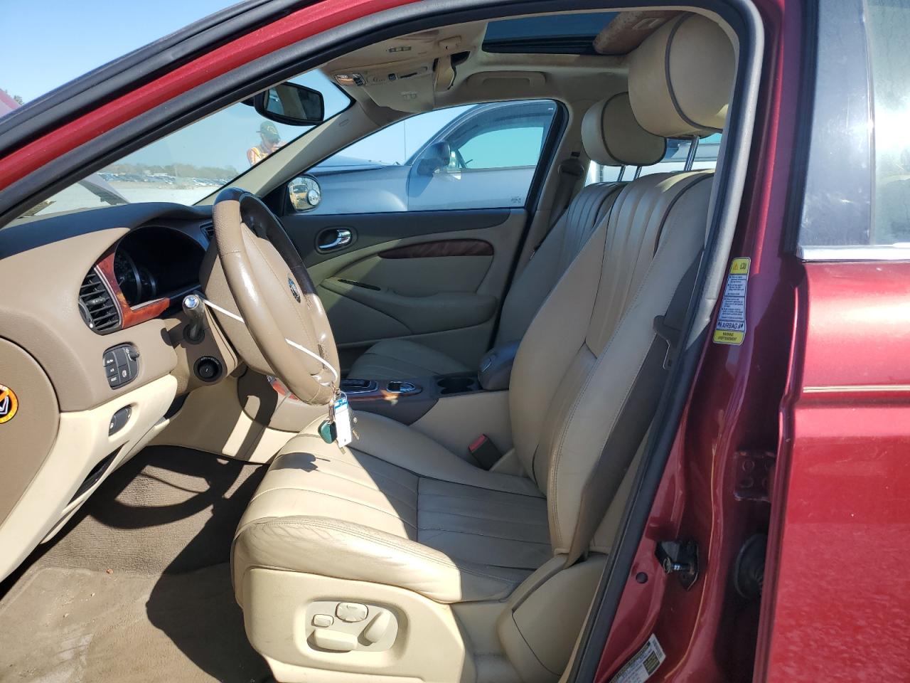 2008 Jaguar S-Type VIN SAJWA01A78FN88763 Copart auction photo, water/flood damage thumbnail 7