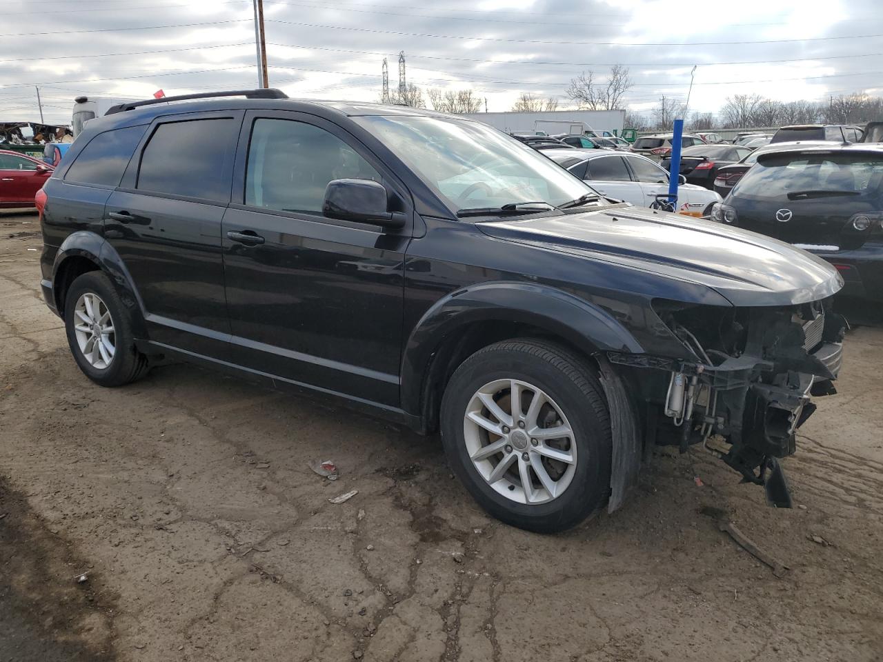 2013 Dodge Journey VIN 3C4PDCBG2DT538559 Copart auction photo, front end / undercarriage damage thumbnail 4