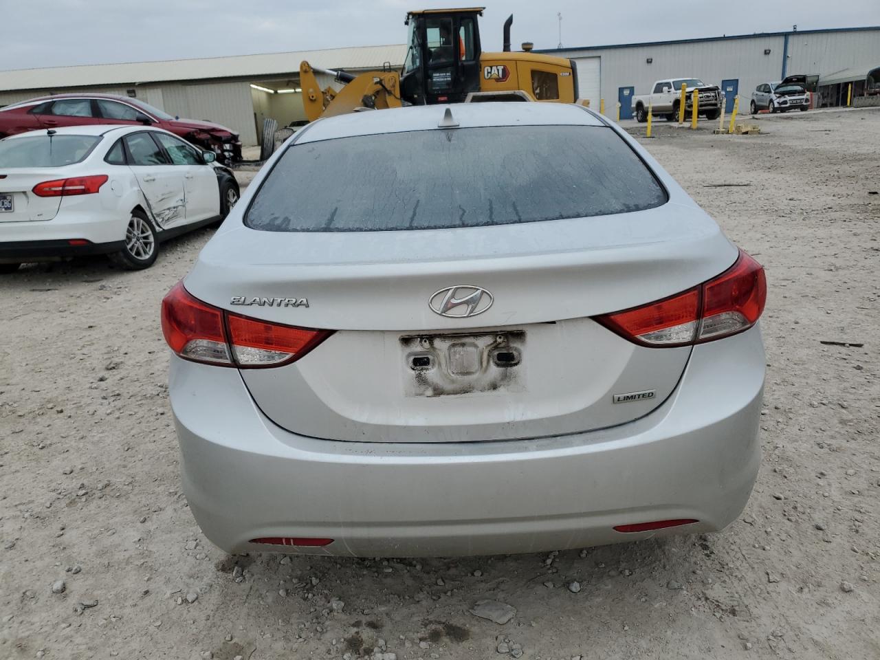 2012 Hyundai Elantra VIN KMHDH4AE8CU274163 Copart auction photo, front end / mechanical damage thumbnail 6