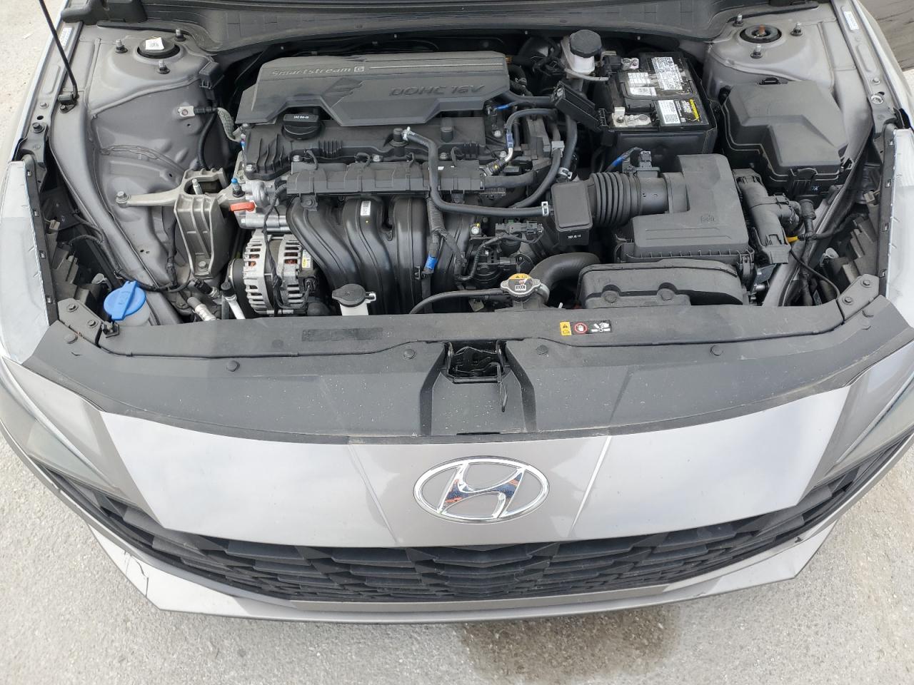 2021 Hyundai Elantra VIN KMHLM4AG8MU175482 Copart auction photo, side / front end damage thumbnail 11