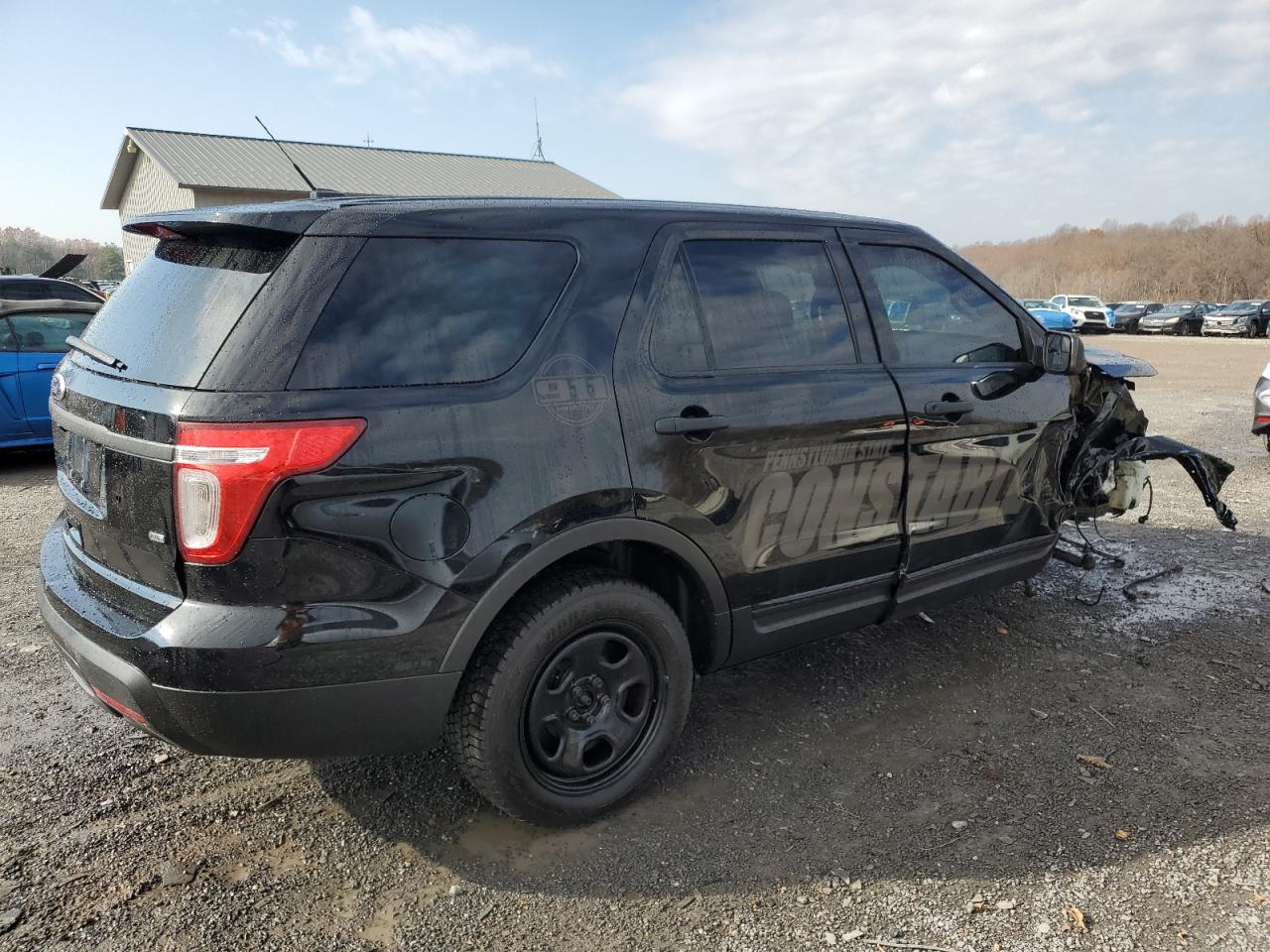 2014 Ford Explorer VIN 1FM5K8AR8EGB19937 Copart auction photo, front end / side damage thumbnail 3
