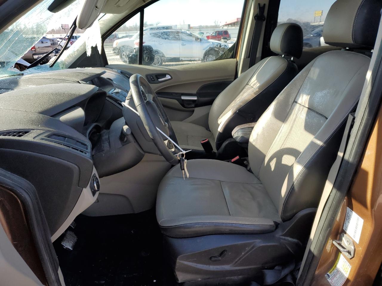 2014 Ford Transit VIN NM0GS9F75E1136270 Copart auction photo, front end damage thumbnail 7