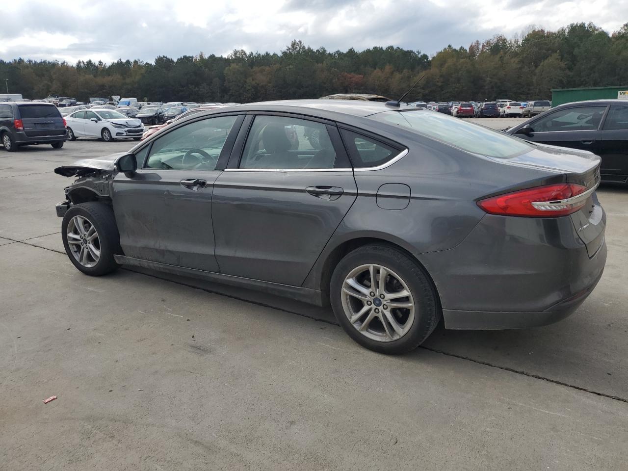 2018 Ford Fusion VIN 3FA6P0HD5JR208007 Copart auction photo, front end damage thumbnail 2