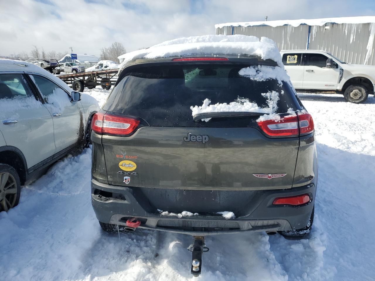 2014 Jeep Cherokee VIN 1C4PJMBS2EW310818 Copart auction photo, front end damage thumbnail 6