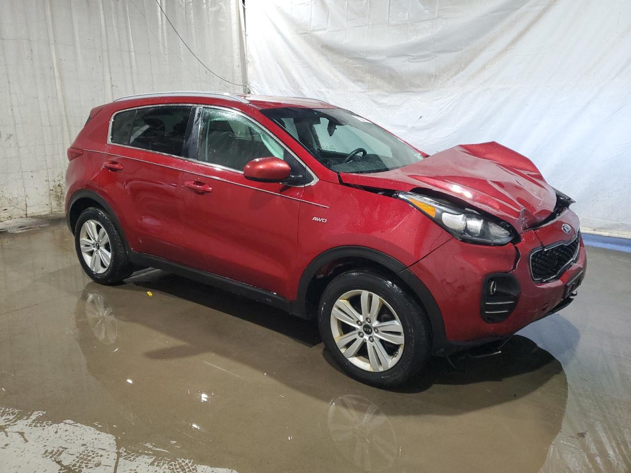 2019 KIA Sportage VIN KNDPMCAC3K7515209 Copart auction photo, front end damage thumbnail 4