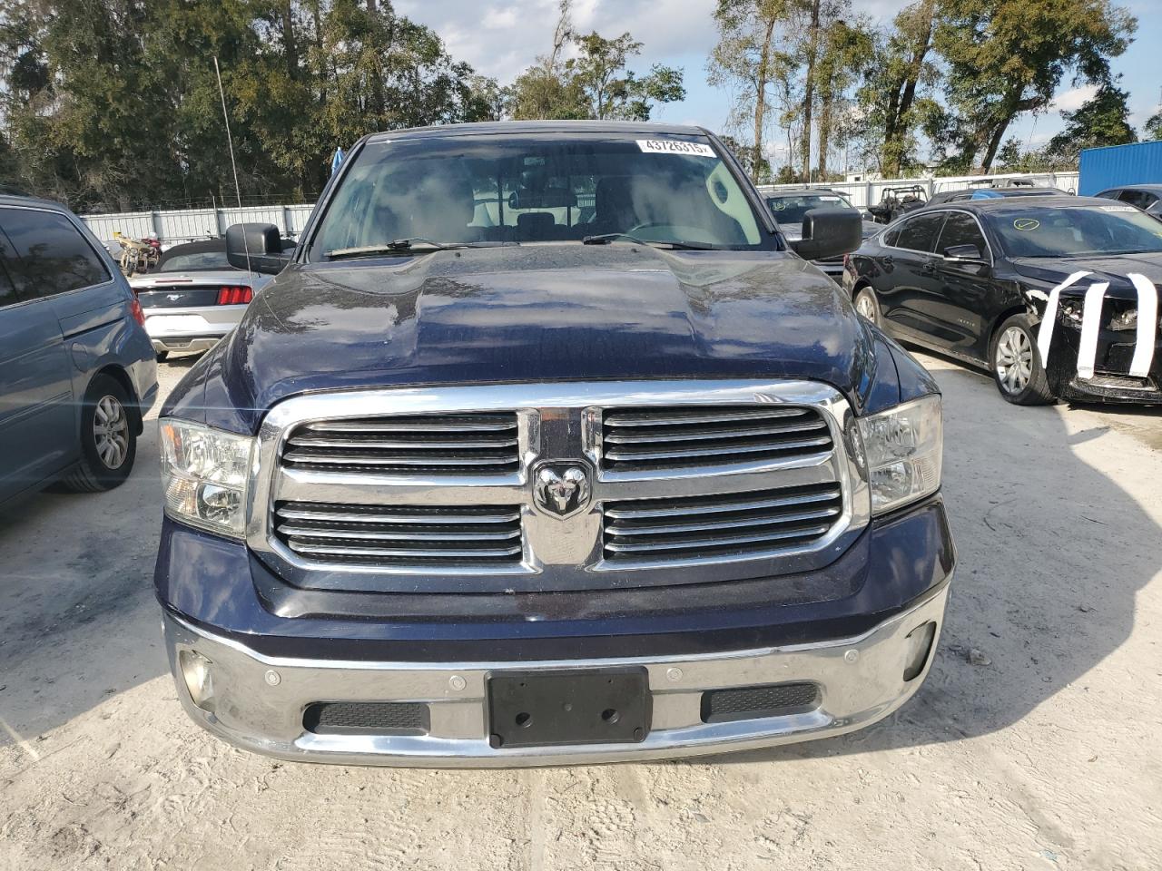 2014 RAM 1500 VIN 1C6RR6LG8ES417085 Copart auction photo, rear end damage thumbnail 5