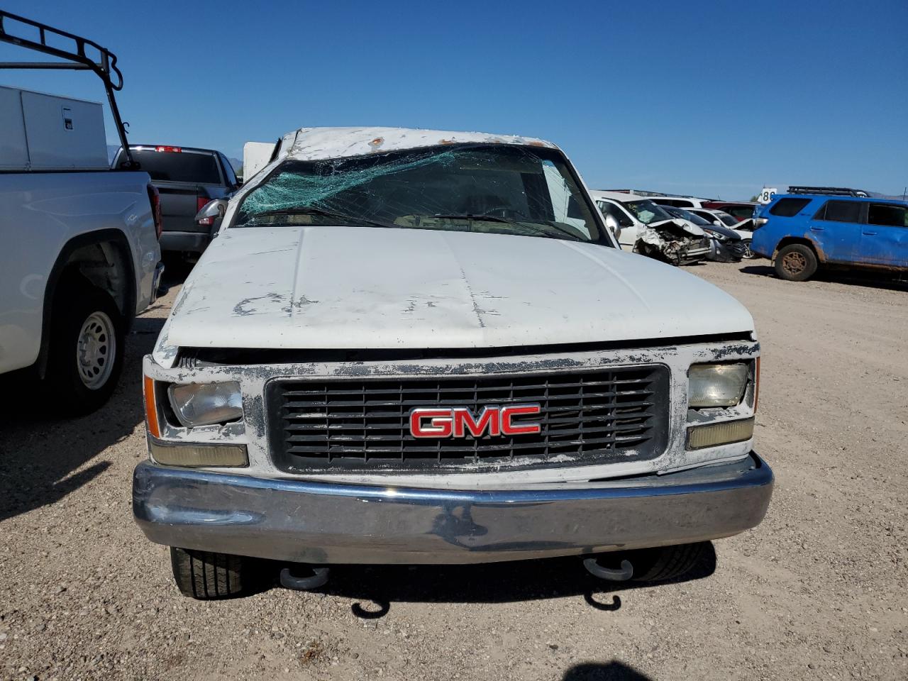 1995 GMC Sierra VIN 1GDGC24K0SE503185 Copart auction photo, rollover / mechanical damage thumbnail 5