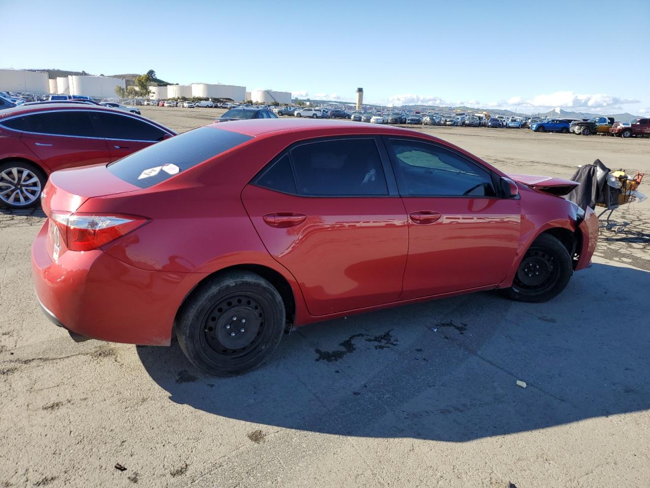 2016 Toyota Corolla VIN 2T1BURHE6GC665180 Copart auction photo, front end damage thumbnail 3