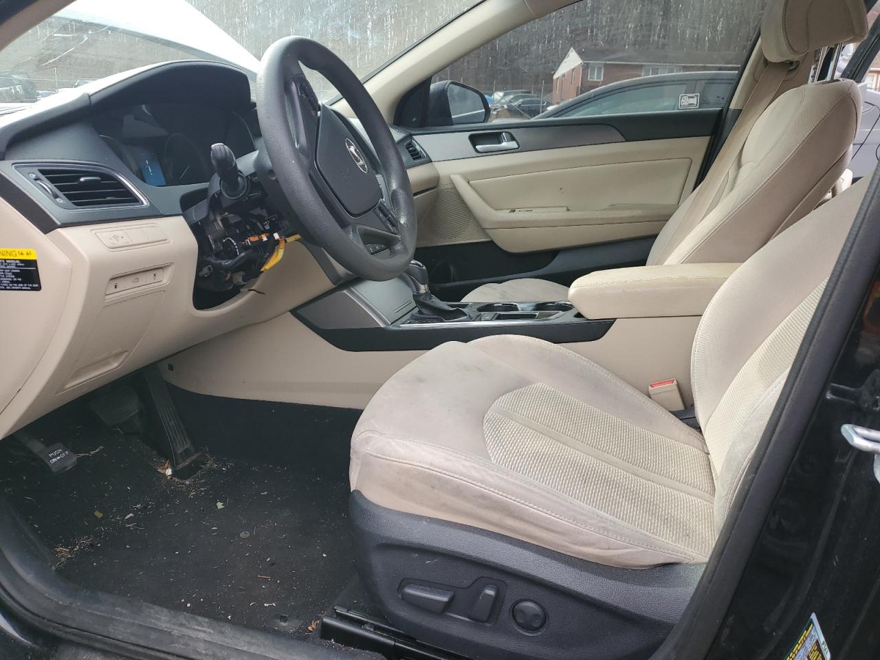 2015 Hyundai Sonata VIN 5NPE34AF2FH251184 Copart auction photo, vandalism / front end damage thumbnail 7