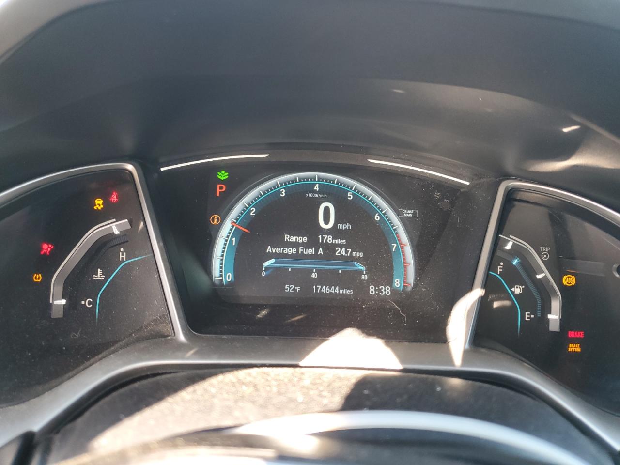 2017 Honda Civic VIN 2HGFC2F74HH516405 Copart auction photo, front end / minor dent/scratches damage thumbnail 9