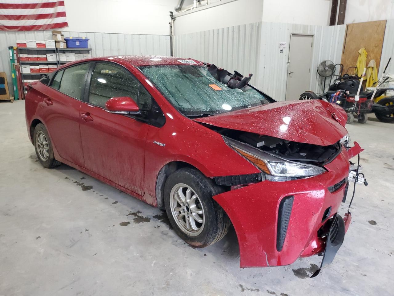 2019 Toyota Prius VIN JTDKARFU1K3093875 Copart auction photo, all over damage thumbnail 4