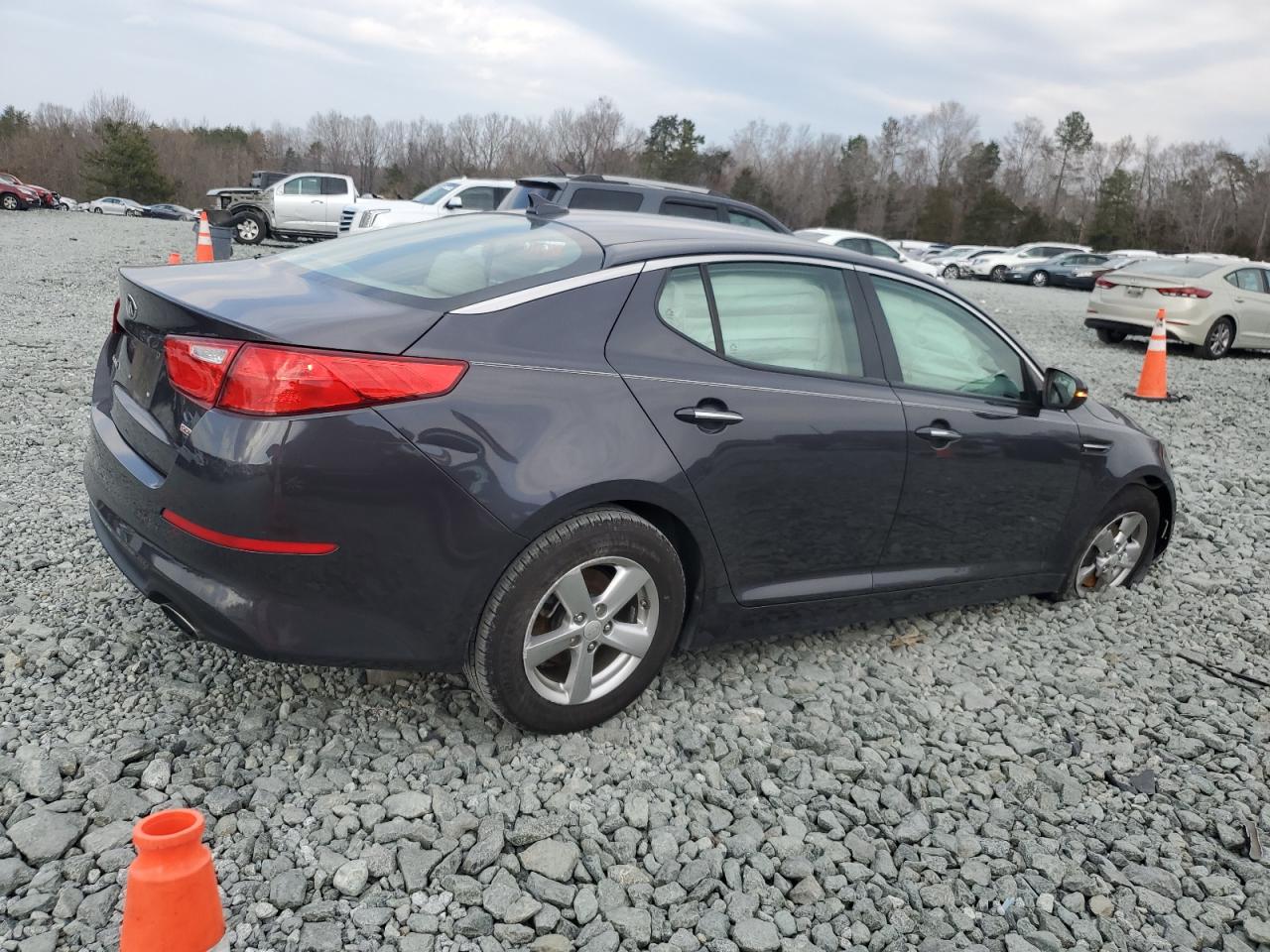 2015 KIA Optima VIN 5XXGM4A76FG462141 Copart auction photo, front end damage thumbnail 3