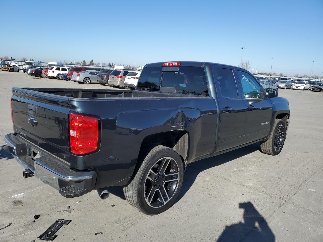 2018 Chevrolet Silverado VIN 1GCVKREC2JZ239862 Copart auction photo, side / front end damage thumbnail 3