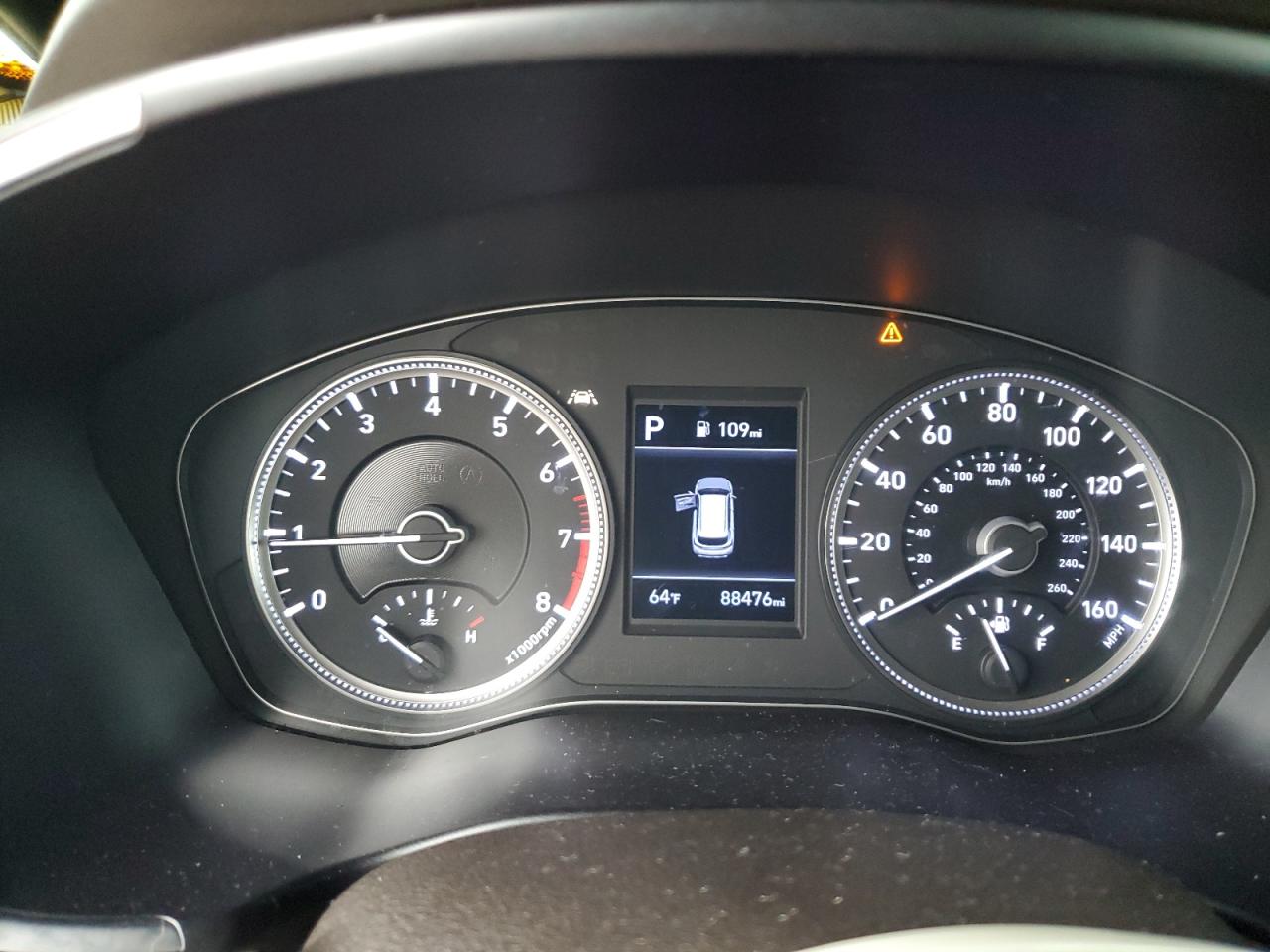 2019 Hyundai Santa Fe VIN 5NMS2CAD3KH118102 Copart auction photo, front end / minor dent/scratches damage thumbnail 9