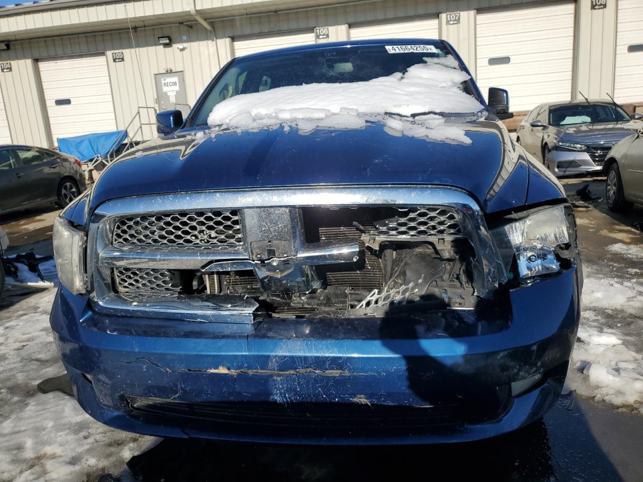 2009 Dodge RAM VIN 1D3HV13TX9J527851 Copart auction photo, front end damage thumbnail 5