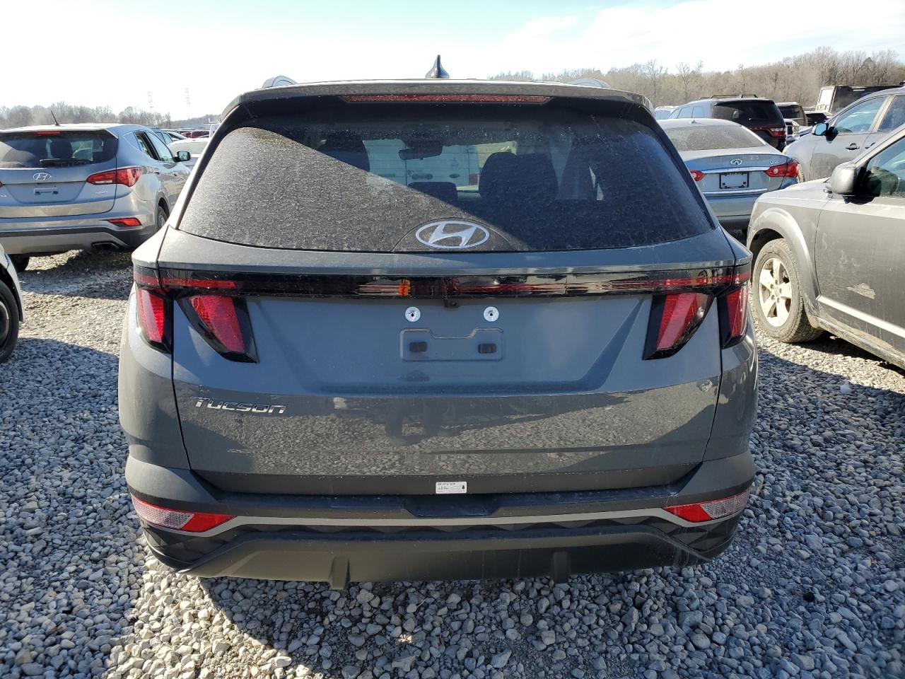 2024 Hyundai Tucson VIN 5NMJB3DE0RH368472 Copart auction photo, front end / all over damage thumbnail 6