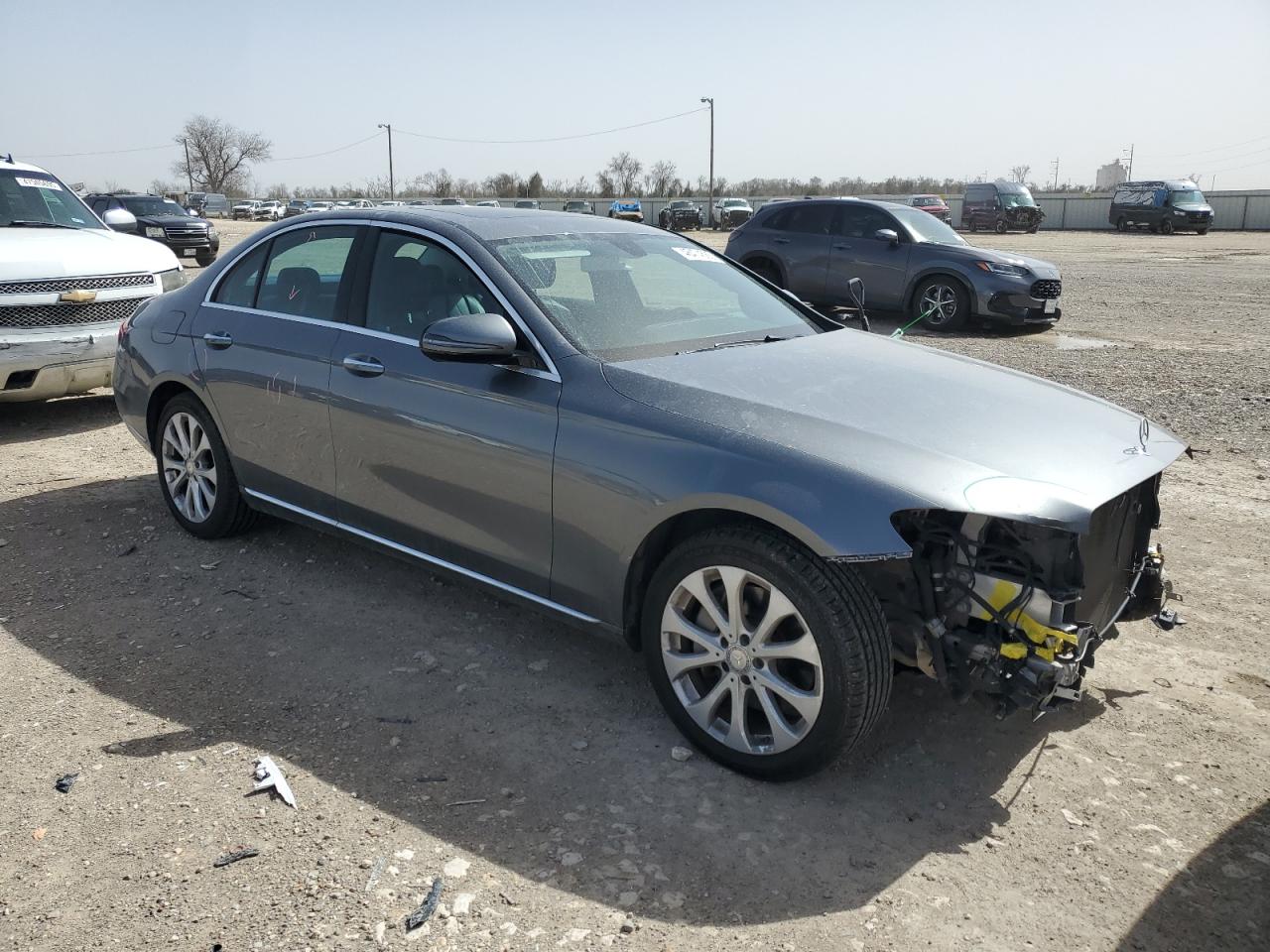 2017 Mercedes-Benz E-klasse VIN WDDZF4KB7HA159637 Copart auction photo, front end damage thumbnail 4