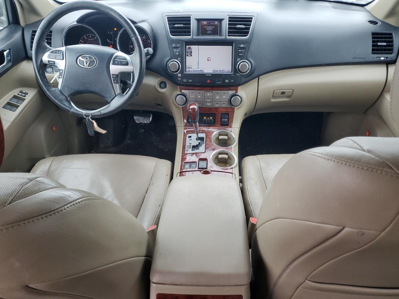 2012 Toyota Highlander VIN 5TDDK3EH5CS101337 Copart auction photo, front end damage thumbnail 8