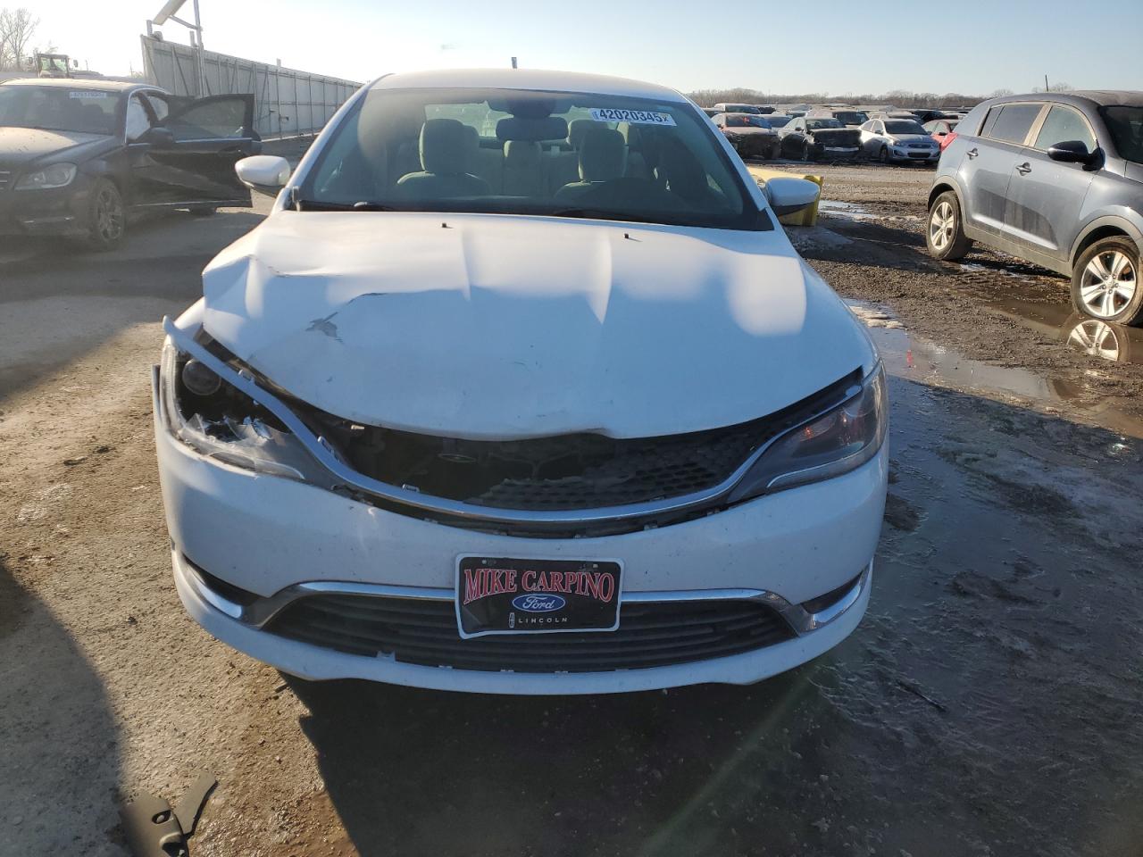 2015 Chrysler 200 VIN 1C3CCCAB3FN503110 Copart auction photo, front end damage thumbnail 5