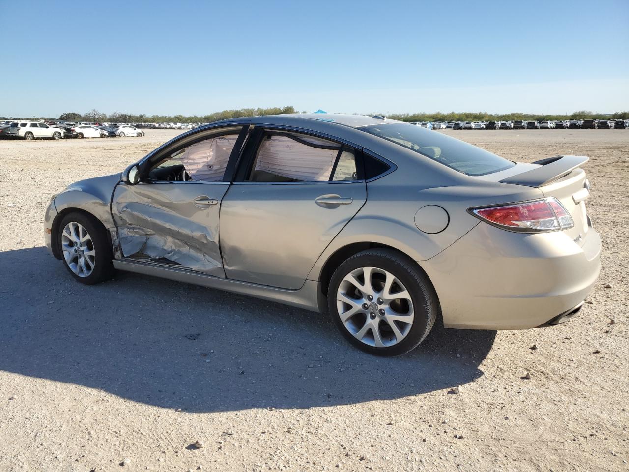 2009 Mazda 6 VIN 1YVHP82B795M35538 Copart auction photo, side damage thumbnail 2