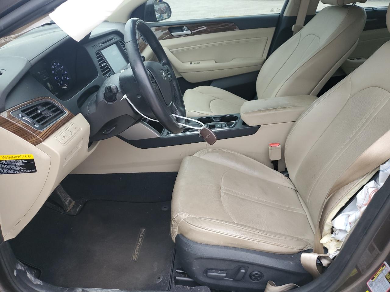 2017 Hyundai Sonata VIN 5NPE34AF2HH570295 Copart auction photo, rear end / undercarriage damage thumbnail 7
