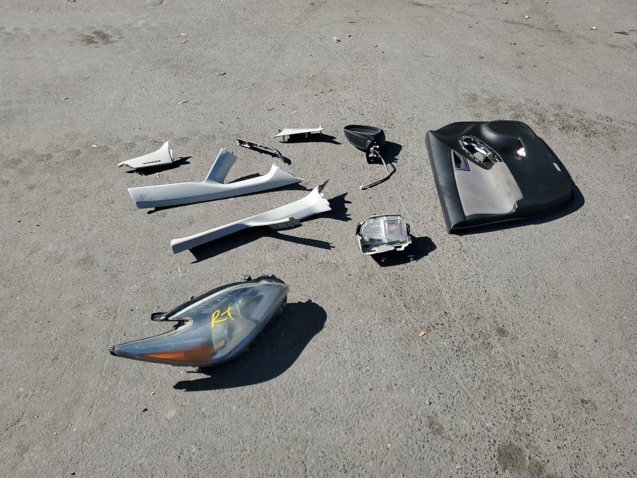 2014 Toyota Prius VIN JTDKN3DP4E3050389 Copart auction photo, front end damage thumbnail 12