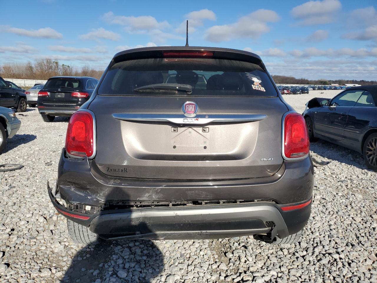 2016 Fiat 500 VIN ZFBCFYCTXGP427562 Copart auction photo, front end / rear end damage thumbnail 6
