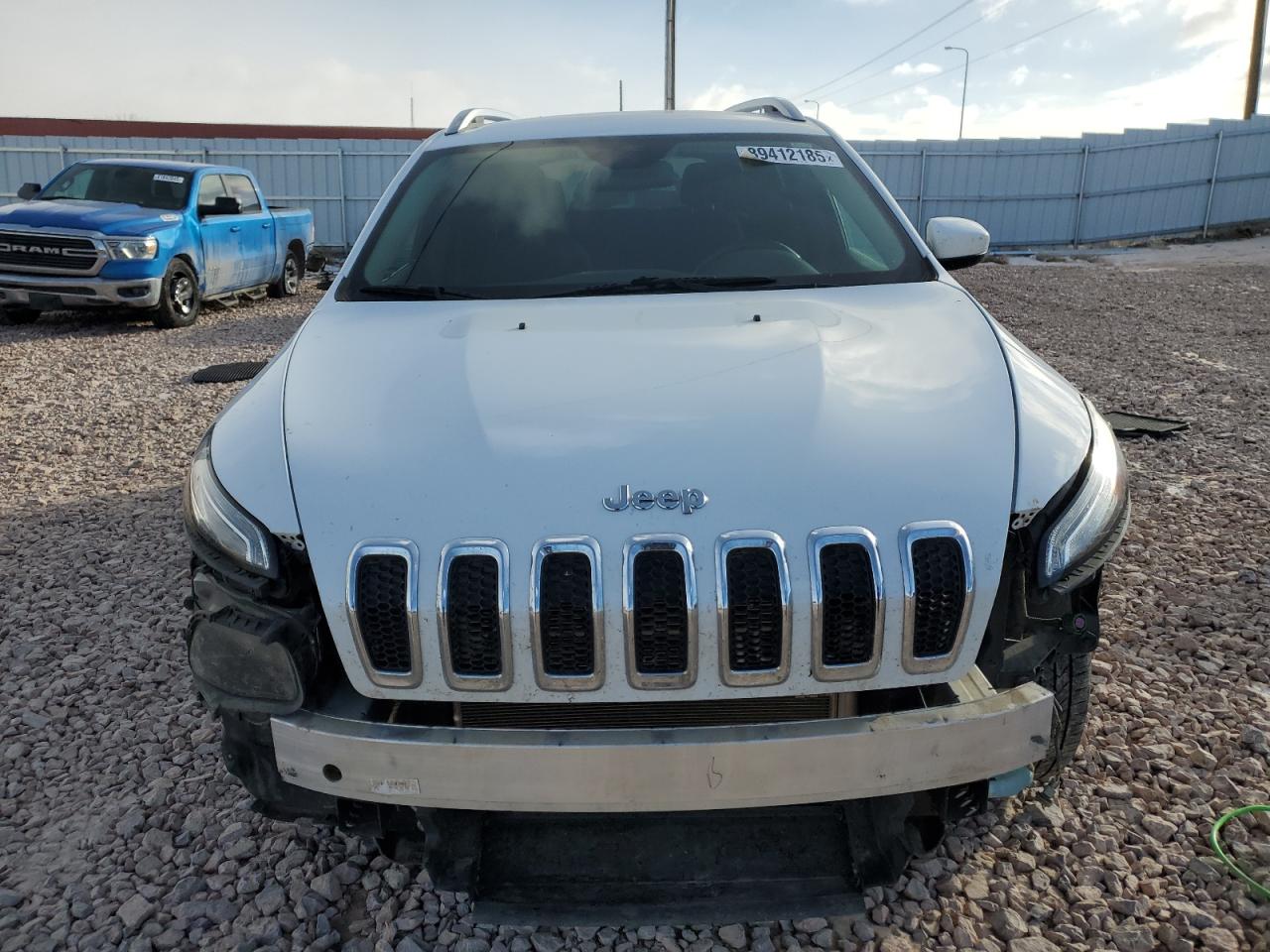 2017 Jeep Grand Cherokee VIN 1C4PJMCB9HW638112 Copart auction photo, side / front end damage thumbnail 5