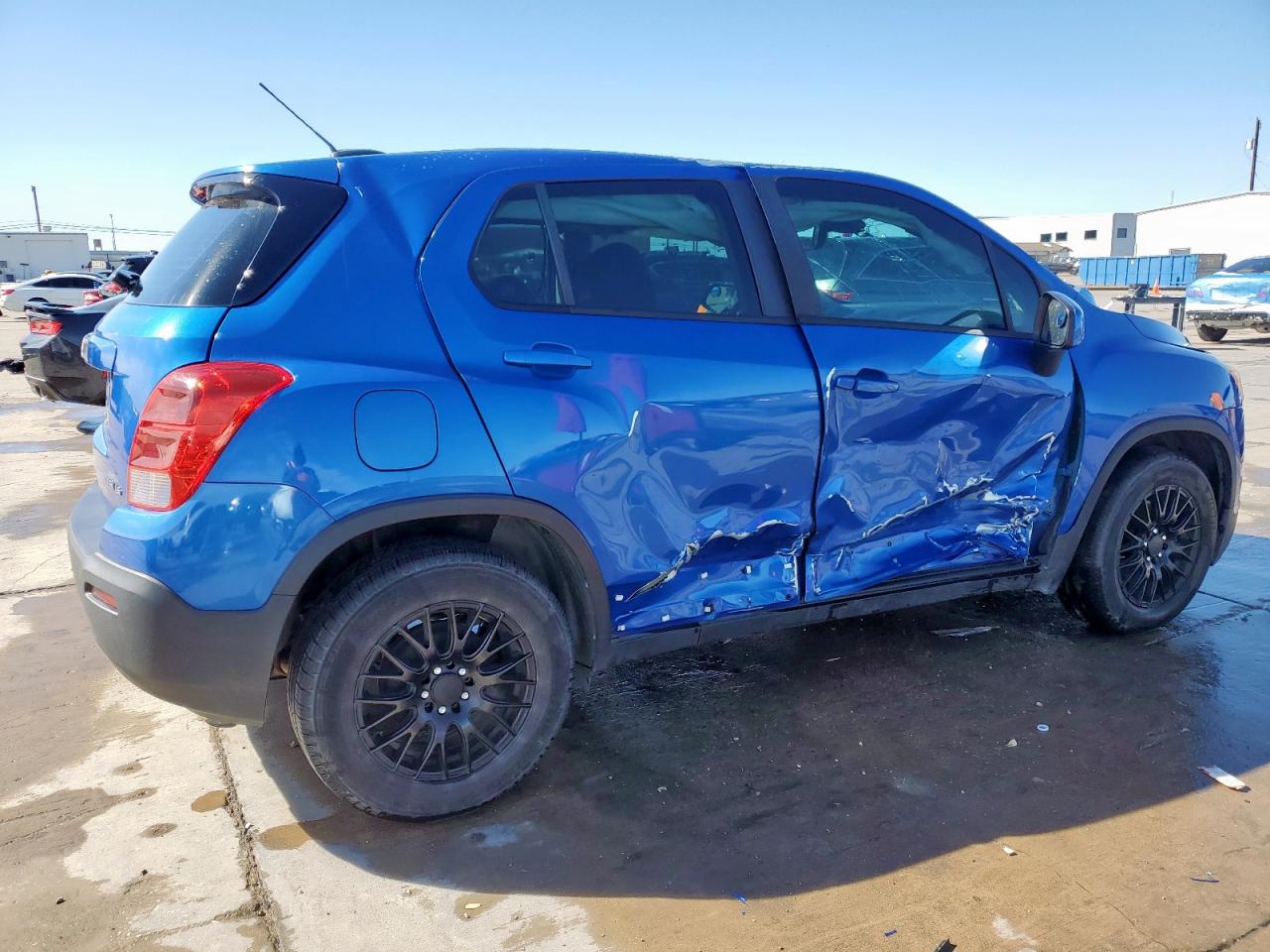 2016 Chevrolet Trax VIN KL7CJKSB1GB750880 Copart auction photo, rollover damage thumbnail 3