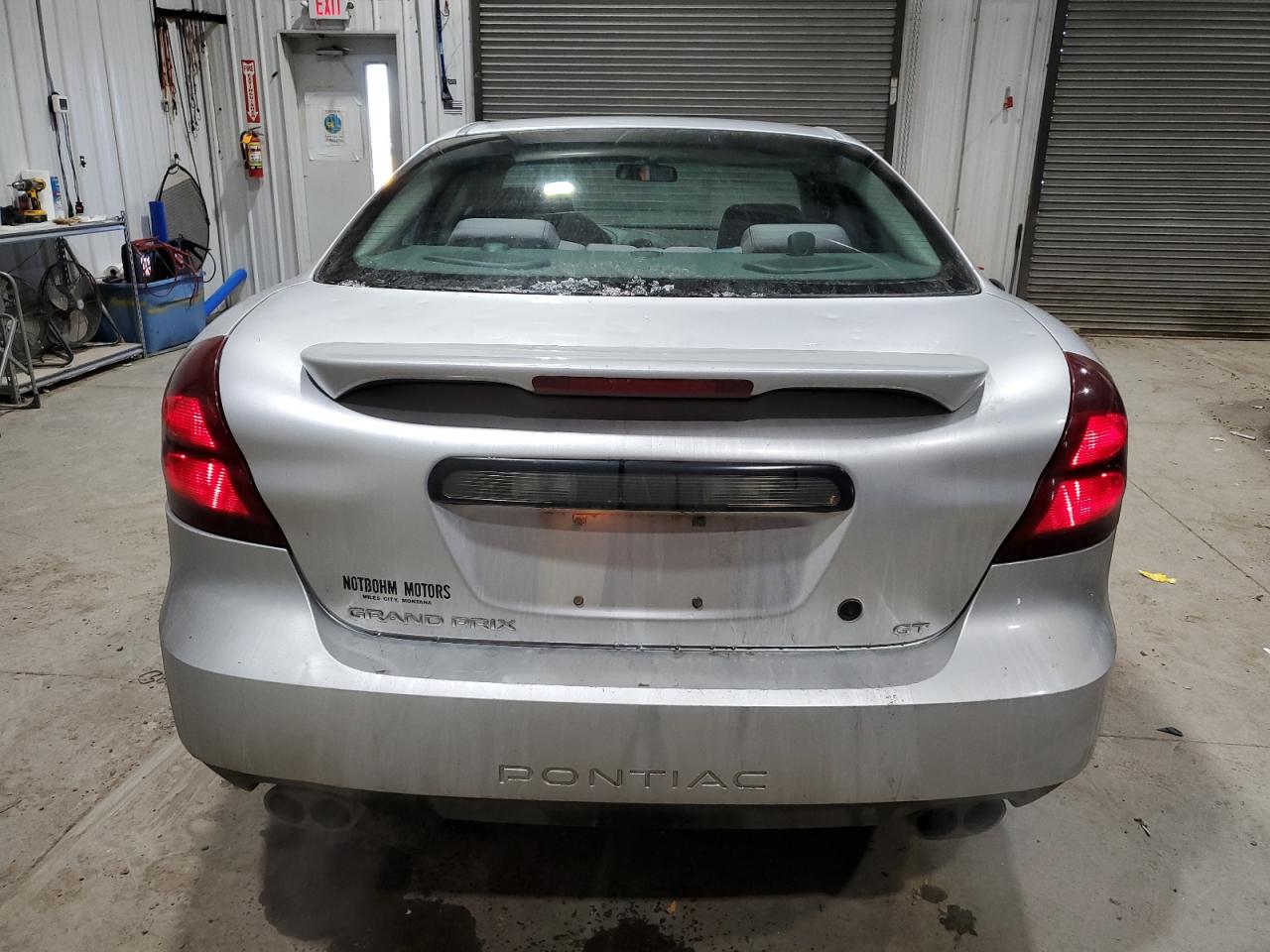 2004 Pontiac Grand Prix VIN 2G2WP522741300201 Copart auction photo, front end / hail damage thumbnail 6