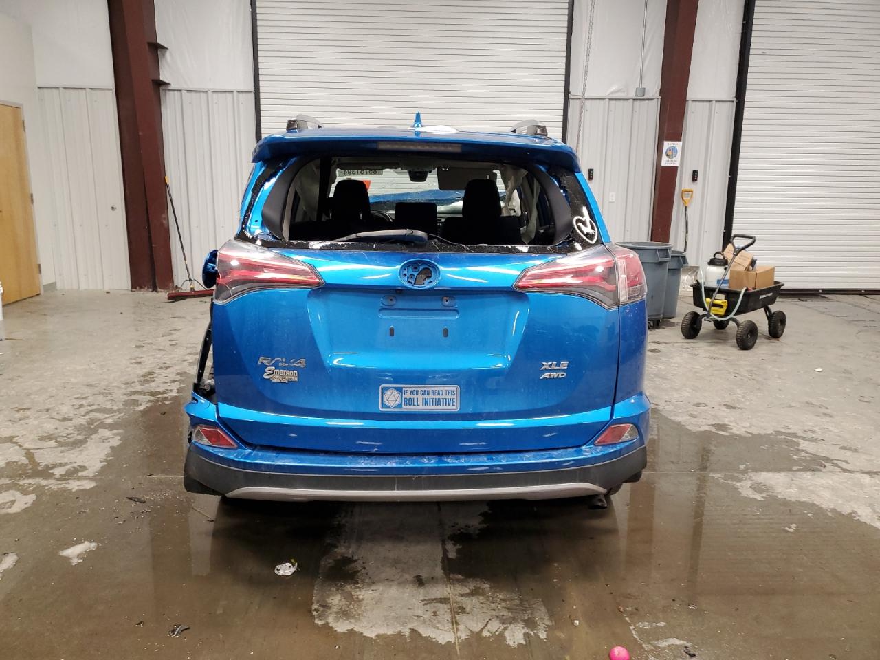 2018 Toyota RAV 4 VIN JTMRFREV2JJ722077 Copart auction photo, all over / front end damage thumbnail 6