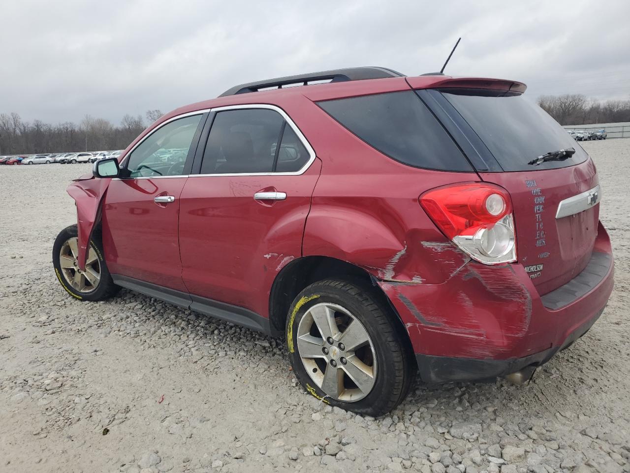 2015 Chevrolet Equinox VIN 2GNFLFE34F6249125 Copart auction photo, front end / side damage thumbnail 2