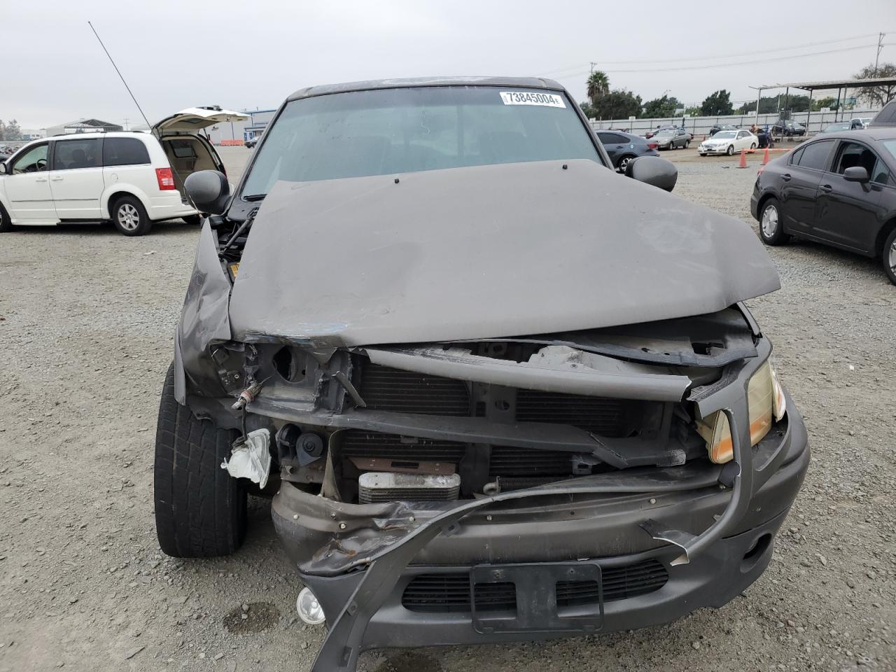 2002 Ford F-150 VIN 1FTRW07382KD74160 Copart auction photo, front end damage thumbnail 5