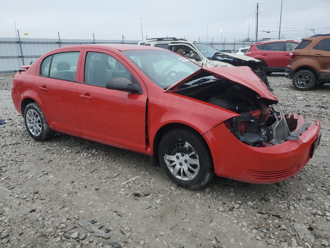 2010 Chevrolet Cobalt VIN 1G1AB5F52A7127705 Copart auction photo, all over damage thumbnail 4