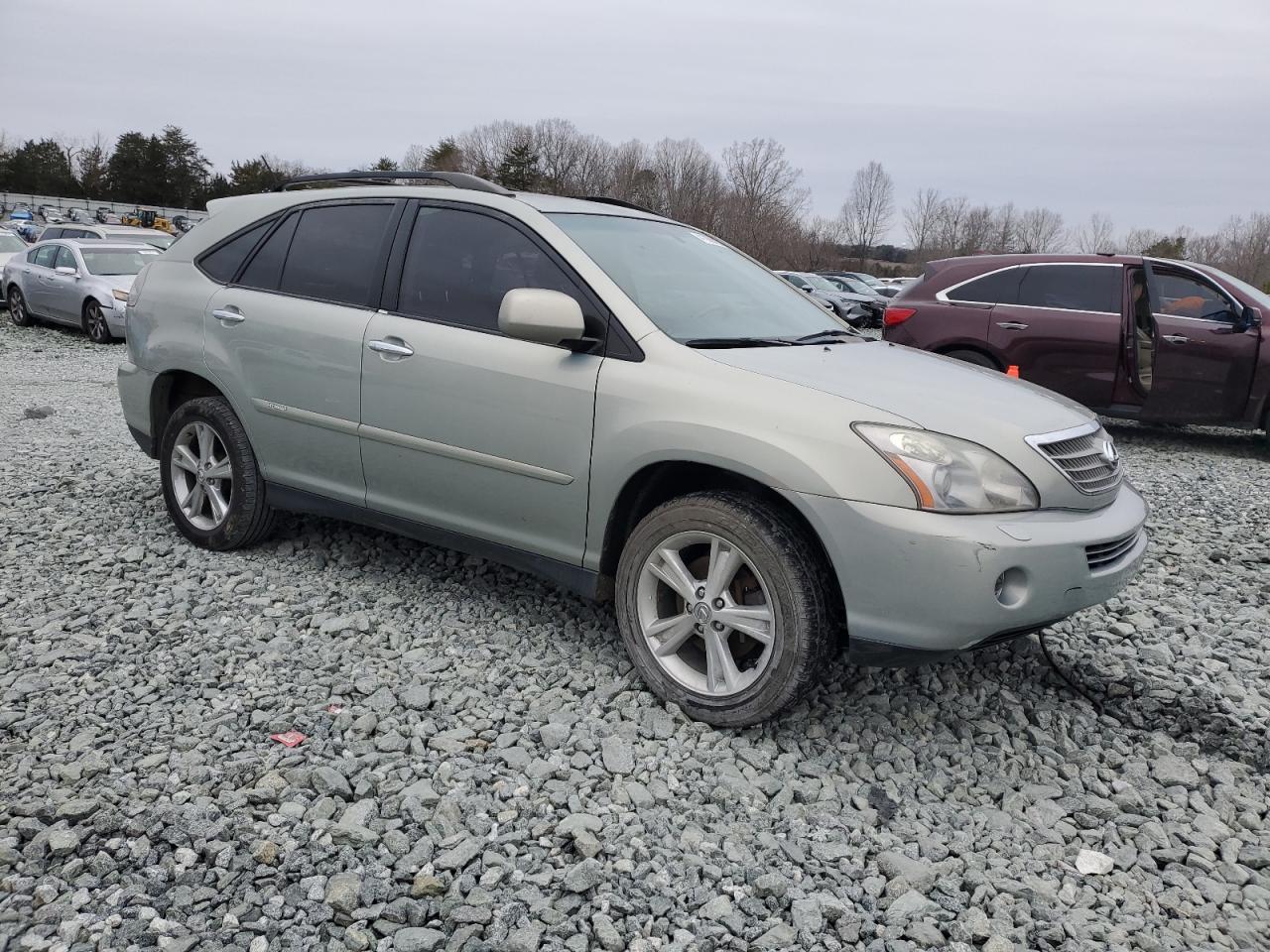 2008 Lexus RX VIN JTJGW31U482009281 Copart auction photo, front end damage thumbnail 4