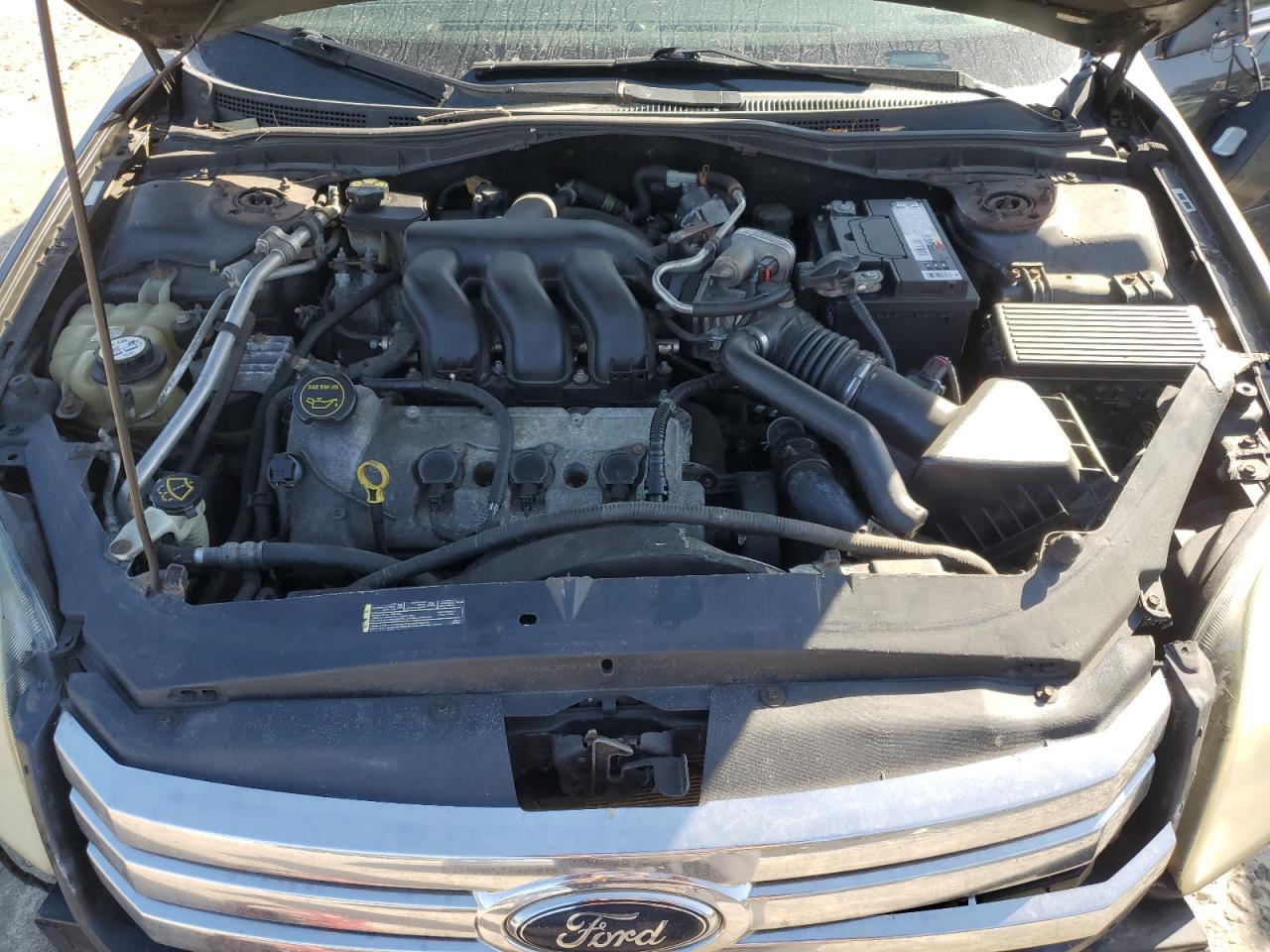 2006 Ford Fusion VIN 3FAHP08156R189755 Copart auction photo, front end / undercarriage damage thumbnail 11