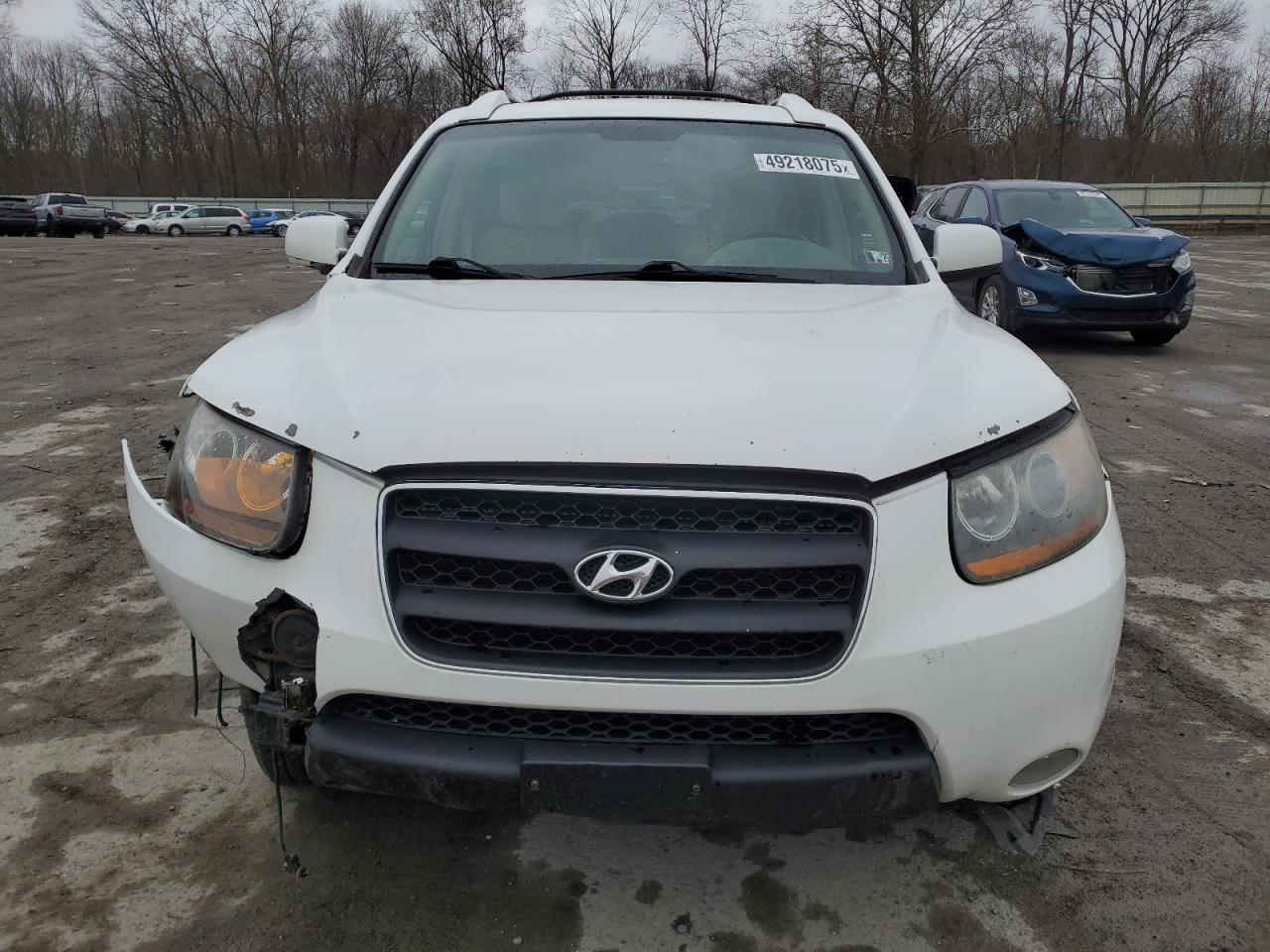 2009 Hyundai Santa Fe VIN 5NMSH73E29H307524 Copart auction photo, front end damage thumbnail 5