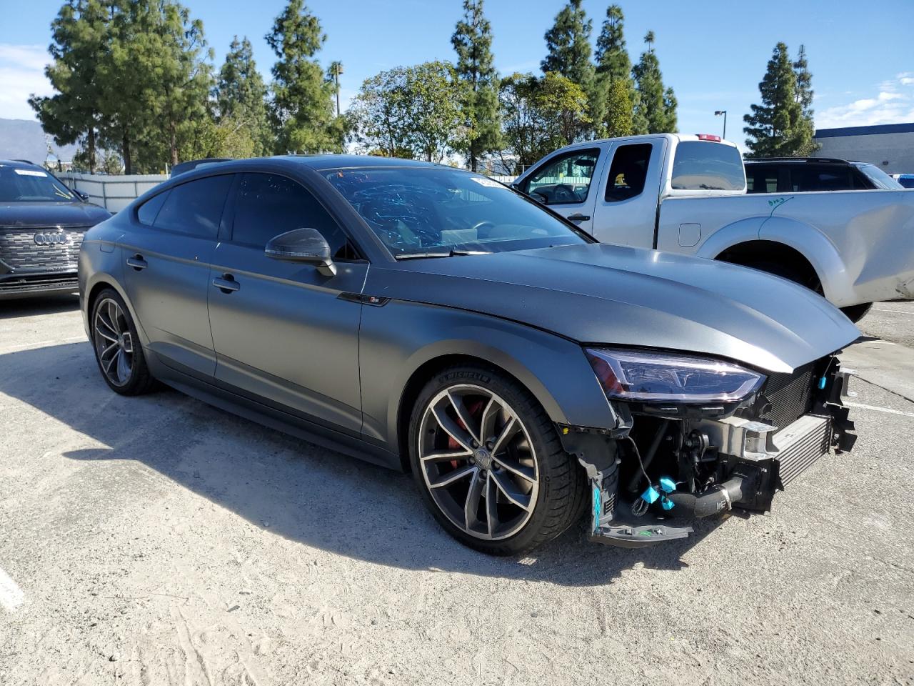 2018 Audi RS5 VIN WAUC4CF54JA065495 Copart auction photo, front end damage thumbnail 4