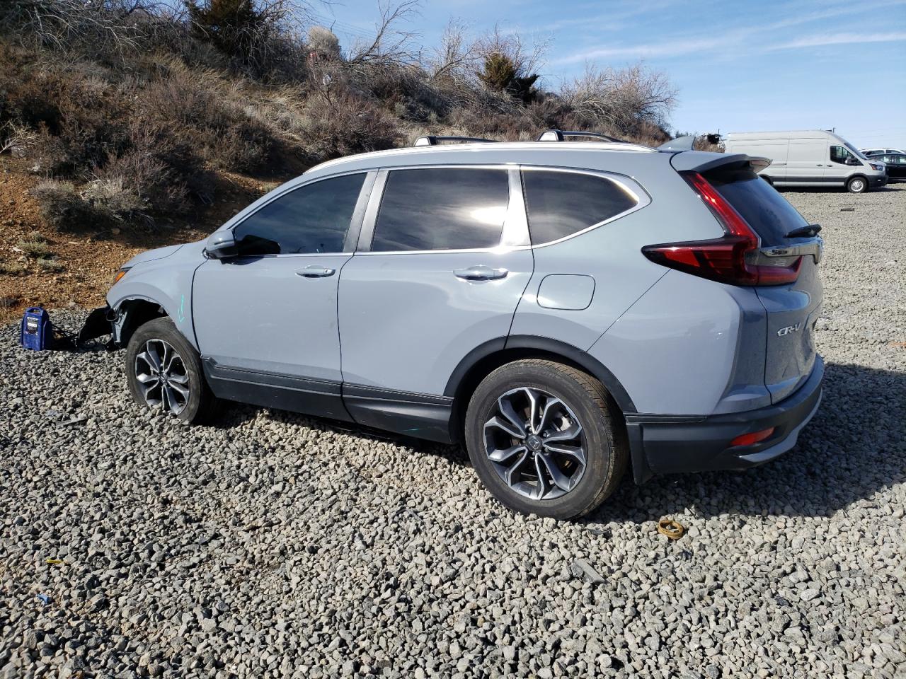 2022 Honda CR-V VIN 2HKRW2H82NH637848 Copart auction photo, front end / all over damage thumbnail 2